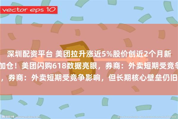 深圳配资平台 美团拉升涨近5%股价创近2个月新高，南下资金持续13日加仓！美团闪购618数据亮眼，券商：外卖短期受竞争影响，但长期核心壁垒仍旧兼顾